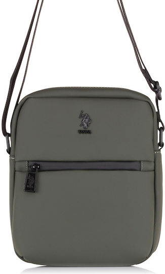 U.S. Polo Assn. Στρατιωτικό Τσαντάκι Ώμου Πράσινο