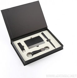 Writing Set Kimano 5-pcs Στυλο-usb-καρτοθηκη-μπρελοκ