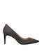 Suede Heels with Medium Heel Brown