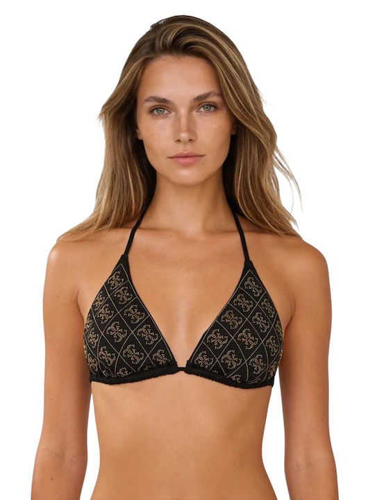 Bikini Триъгълник с Подплънки Черно