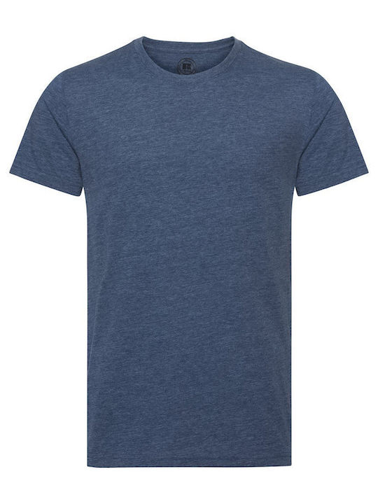 Russell Europe Herren-Werbe-T-Shirt Blau