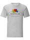 Fruit of the Loom Herren Werbe-T-Shirt Gray Melange