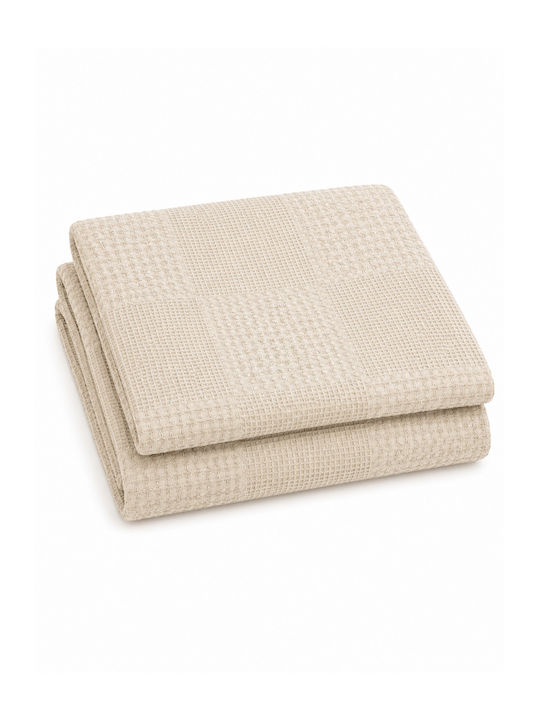 Comfort Κουβέρτα Πικέ Υπέρδιπλη 250x165εκ. Μπεζ