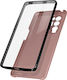 Avizar 360 Case Oppo Find X3 Neo Flexible Front & Rigid Back Champagne Pink