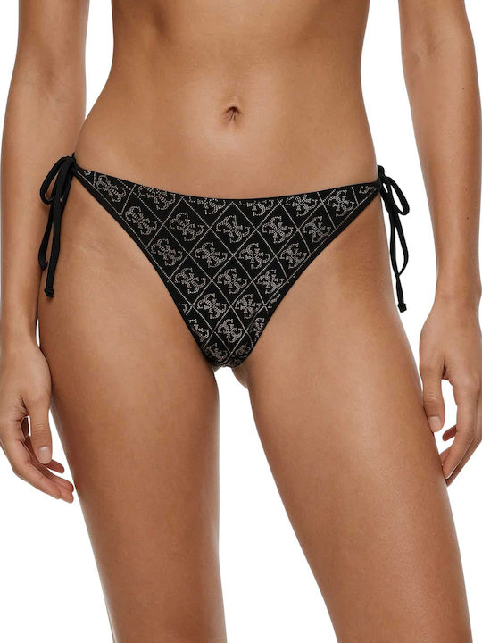 Guess Slip Bikini Negru