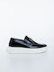 Loafers Din Piele Pentru Bărbați În Culoare Negru