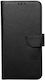 Leder Brieftasche Hülle Samsung Galaxy M15 5G Schwarz
