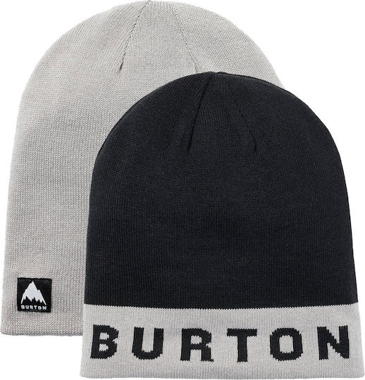 'billboard' Beanie Men's Reversible Knitted Beanie in Black Colour