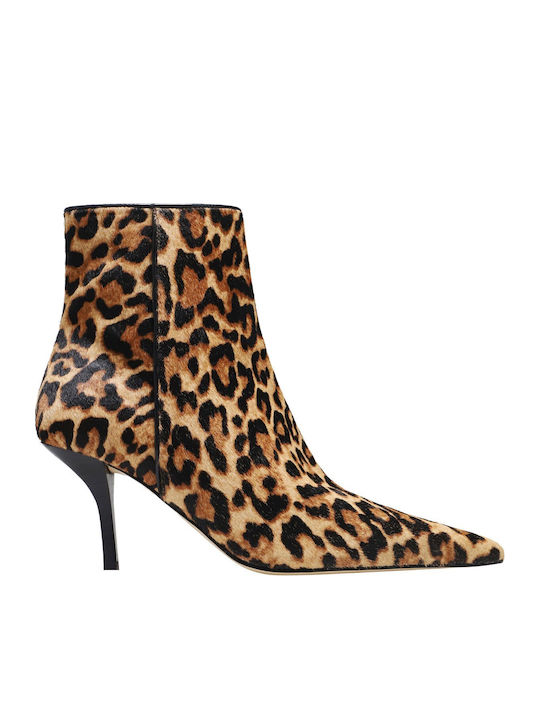 Damen Stiefeletten mit Absatz Rosa