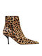 Damen Stiefeletten mit Absatz Rosa