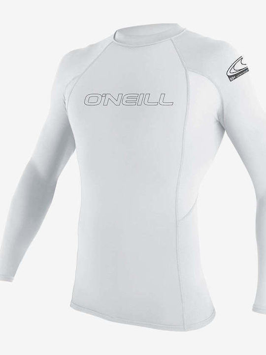 O'Neill UPF 50+ Ανδρική Μακρυμάνικη Αντηλιακή Μπλούζα Λευκή