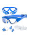 Activ Space Kinder Schwimmbrillen mit Blendfreie Linsen Blau