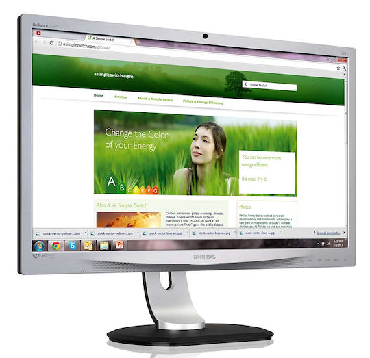 Philips 241P4LRYES Refurbished Grade A TFT-LCD Monitor 24" FHD 1920x1080