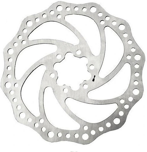 Saccon Fahrrad-Bremsscheibe 140mm + 6-Mehrzahn Befestigungskit