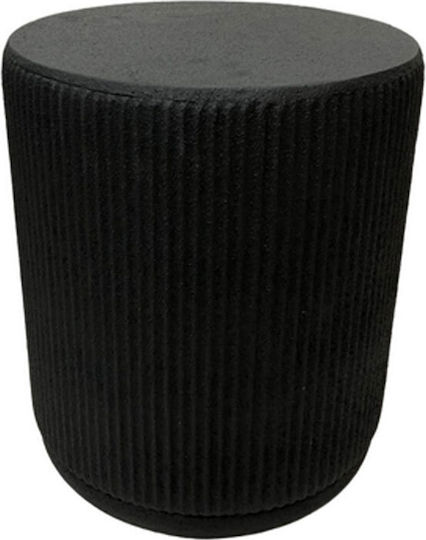 Round Side Table Stylos Black W34xL34xH40cm
