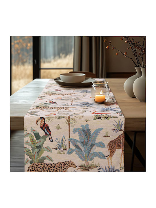 Beauty Home Runner Jungle Animals 32x150cm