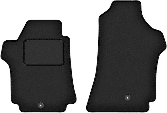 Front Car Mats Hyundai H1 Ii Van 2007-2021 Black