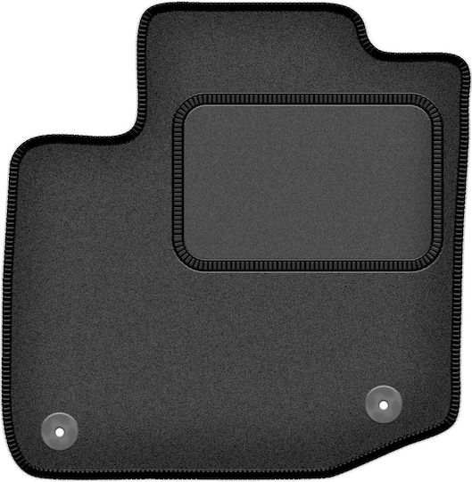Velour Driver Mat Honda Civic Ix Wagon 35cm 2011-2016 Graphite