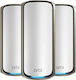 NetGear Orbi Access Point with Mesh Wi‑Fi 7 Tri Band (2.4 & 5 & 6GHz) Triple Kit White