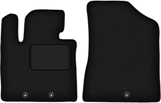 Front Car Mats Kia Sorento Ii Fl Suv 2012-2014 Black