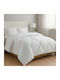 Astron Italy Einzelbettdecke 160x240cm Weiß 350 GSM
