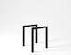 Uhome Metal Furniture Leg 2 Pieces Suitable for Table / Coffee Table 6x4x70cm Black