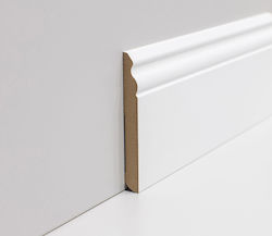 Σοβατεπί 6077 P050233 12cm Λευκό-βαφόμενο