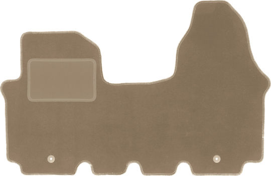 Velour Driver's Mat Opel Vivaro Van 2001-2014 Beige