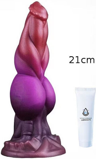 STD Dildo Realistic Cu Ventuză Violet 23cm