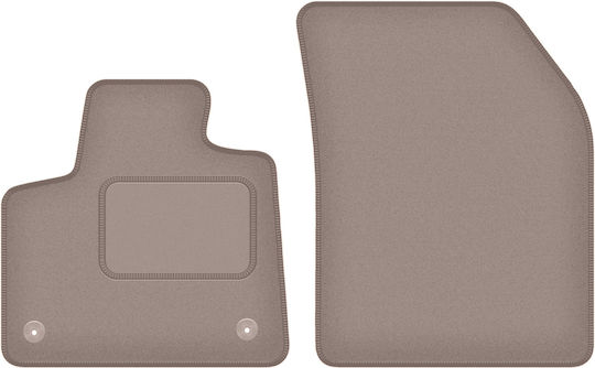 Front Car Mats Peugeot 5008 Ii Gt Line 7 Seats 2017-2020 Beige