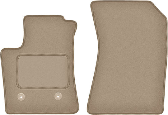 Front Car Mats Renault Espace Vi E-tech Hev 7-seater 2023 Beige