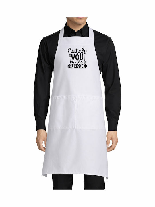 Pop Culture Catch You On The Flip Side Kitchen Apron White 75x90cm P063212108F1