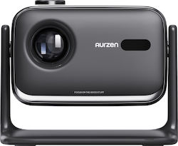 Aurzen Boom Mini Beamer LCD Full HD Λampen LED mit Eingebauten Lautsprechern AU-PJ-BM501M-EUBK0
