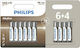 Philips LR03A10BP/GRS Alkaline Batteries AAA 1.5V 10 pcs