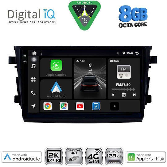 Digital IQ Car Audio System for Suzuki Celerio 2015-2021 (Bluetooth/USB/WiFi/GPS/Apple CarPlay/Android Auto) with 9" Touch Screen