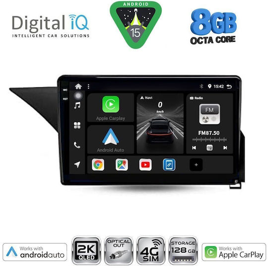 Digital IQ Car Audio System for Mercedes-Benz E Class 2009-2016 Bluetooth USB WiFi GPS Apple CarPlay Android Auto with 10" Touch Screen