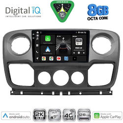 Digital IQ Ηχοσύστημα για Opel Movano Renault Master Nissan NV400 2010-2020 με Bluetooth, USB & GPS