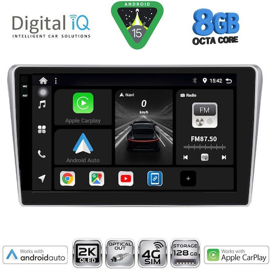 Digital IQ Car Audio System for Toyota Avensis 2003-2009 Bluetooth USB WiFi GPS Apple CarPlay Android Auto with 9" Touch Screen