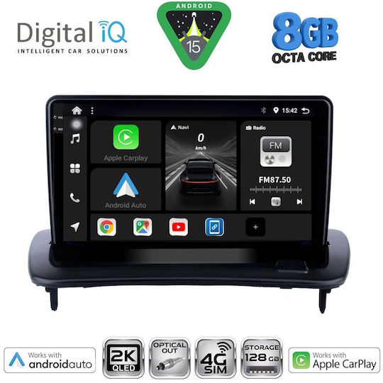 Digital IQ Ηχοσύστημα Αυτοκινήτου για Volvo C30 / S40 2004-2013 (Bluetooth/USB/WiFi/GPS/Apple-Carplay/Android-Auto) με Οθόνη Αφής 9"