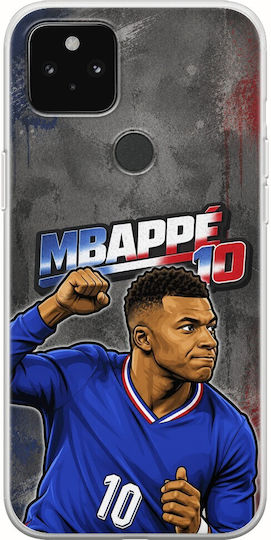 Θήκη World Stars Collection Kylian Mbappe Google Pixel 5a 5g Flexible Tpu Διάφανη Σιλικόνη