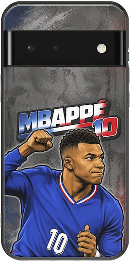 World Stars Collection Case Kylian Mbappe Google Pixel 6 Pro 5g Black TPU Black Silicone