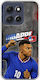 World Stars Collection Case Kylian Mbappe Motorola Moto G86 5g Flexible TPU Transparent Silicone