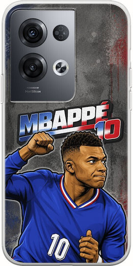 World Stars Collection Kylian Mbappe Case Oppo Reno 8 Pro 5g Flexible TPU Transparent Silicone
