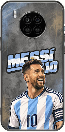 Husă World Stars Collection Lionel Messi Huawei Nova 8i Neagră TPU Silicon