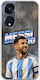 World Stars Collection Lionel Messi Case Oppo Reno 8t 5g Flexible TPU Transparent Silicone