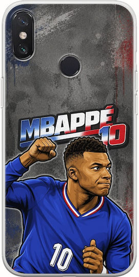 Husă World Stars Collection Kylian Mbappe Xiaomi Mi A2 Lite TPU Flexibil Silicon Transparent