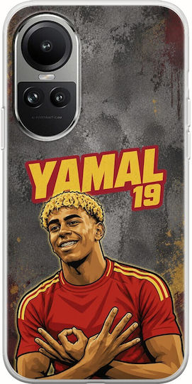World Stars Collection Lamine Yamal Oppo Reno 10 Pro 5g Flexible TPU Transparent Silicone Case