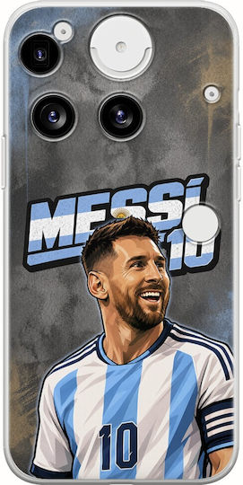 World Stars Collection Lionel Messi Nothing Phone 3 5G Flexible TPU Transparent Silicone Case