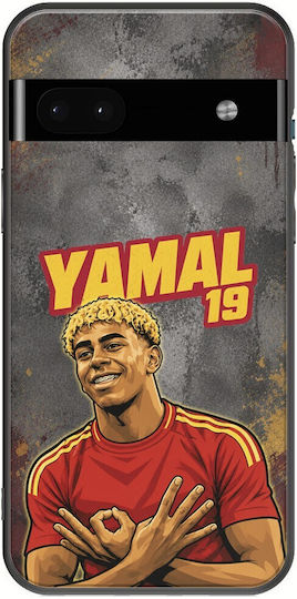 Калъф World Stars Collection Lamine Yamal Google Pixel 6a 5g Черен TPU Черен Силикон