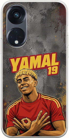 Θήκη World Stars Collection Lamine Yamal Oppo Reno 8τ 5g Flexible Tpu Διάφανη Σιλικόνη